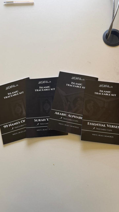 Hindi Dua stickers (12) + Traceable Kit Combo (4books + pencil + eraser)